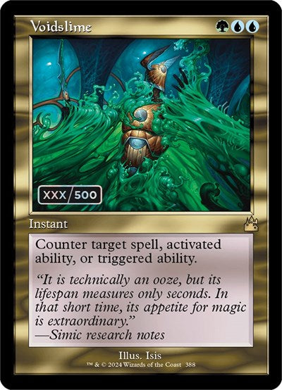 Voidslime (Retro Frame) (Serial Numbered) (Ravnica Remastered) Near Mint