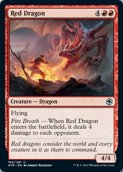 Red Dragon (Adventures in the Forgotten Realms) Near Mint