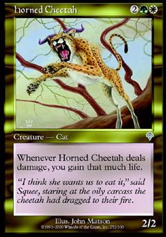 Horned Cheetah (Invasion) Near Mint