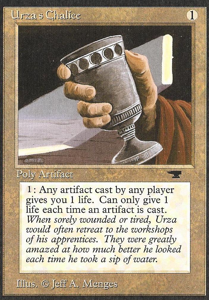 Urza's Chalice (Antiquities) Light Play