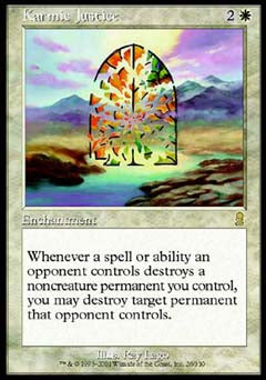 Karmic Justice (Odyssey) Near Mint Foil