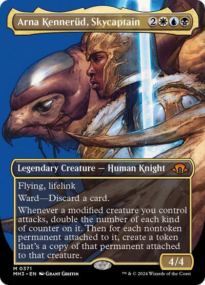 Arna Kennerud, Skycaptain (Borderless) (Modern Horizons 3) Near Mint