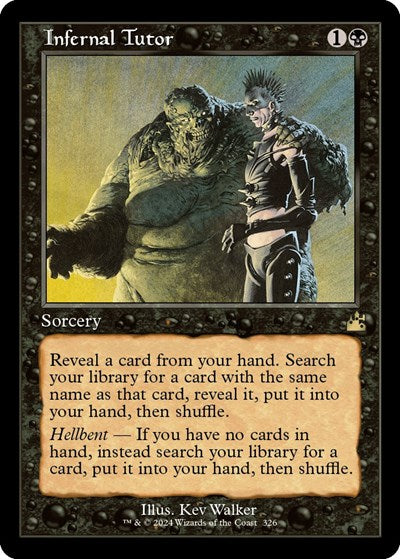 Infernal Tutor (Retro Frame) (Ravnica Remastered) Near Mint