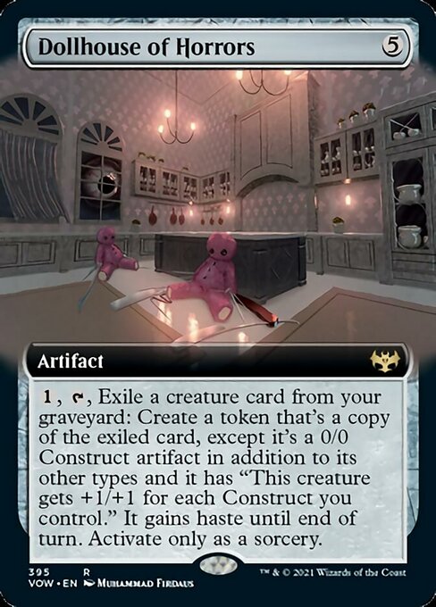 Dollhouse of Horrors (Extended Art) (Innistrad: Crimson Vow) Near Mint Foil