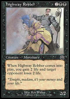 Highway Robber (Mercadian Masques) Near Mint