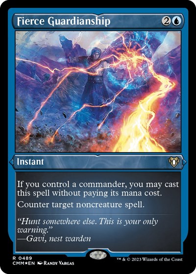Fierce Guardianship (Foil Etched) (Commander Masters) Near Mint