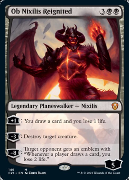 Ob Nixilis Reignited (Commander 2021 Strixhaven) Near Mint