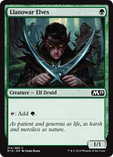 Llanowar Elves (Magic 2019 Core Set) Near Mint