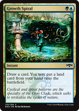Growth Spiral (Ravnica Allegiance) Near Mint Foil