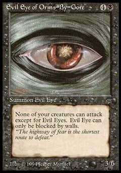 Evil Eye of Orms-By-Gore (Legends) Near Mint Italian