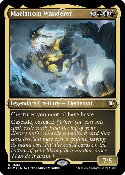 Maelstrom Wanderer (Foil Etched) (Commander Masters) Near Mint