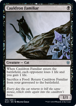 Cauldron Familiar (Throne of Eldraine) Near Mint