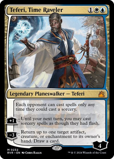 Teferi, Time Raveler (Ravnica Remastered) Near Mint