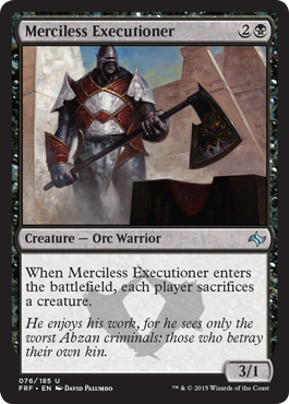 Merciless Executioner (Fate Reforged) Near Mint