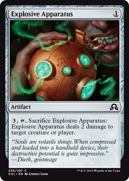 Explosive Apparatus (Shadows Over Innistrad) Near Mint Foil