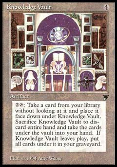 Knowledge Vault (Legends) Light Play