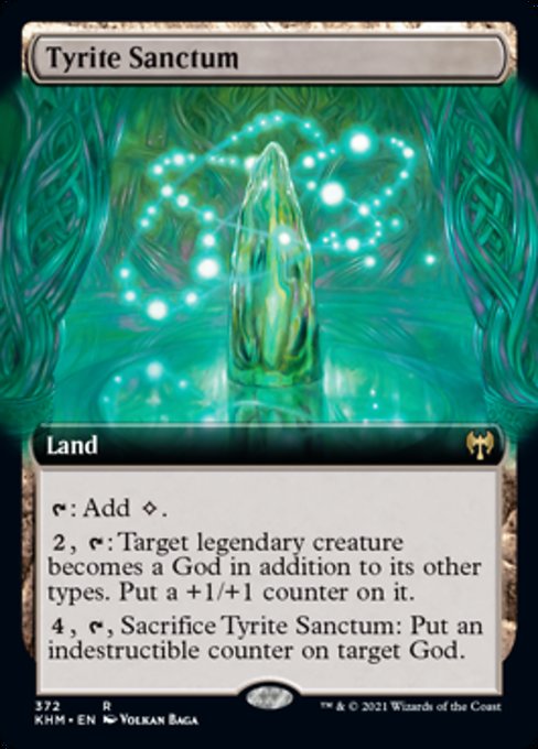 Tyrite Sanctum (Extended Art) (Kaldheim) Near Mint Foil