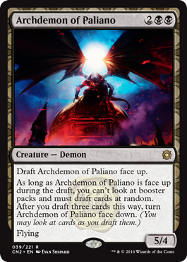 Archdemon of Paliano (Conspiracy: Take the Crown) Near Mint