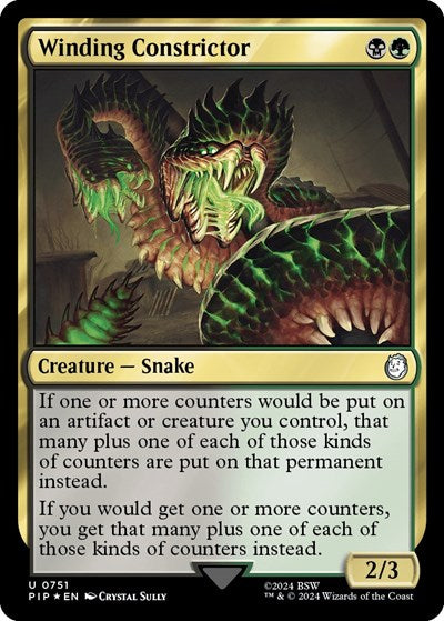 Winding Constrictor (Surge Foil) (Universes Beyond: Fallout) Near Mint