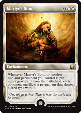 Martyr's Bond (Signature Spellbook: Gideon) Near Mint Foil