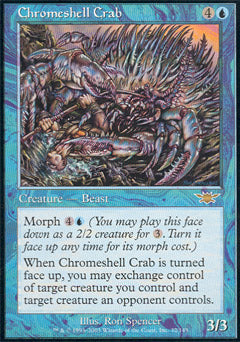 Chromeshell Crab (Legions) Light Play
