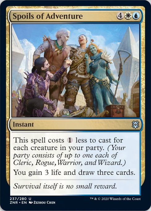 Spoils of Adventure (Zendikar Rising) Near Mint Foil