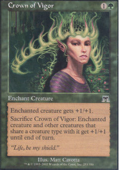 Crown of Vigor (Onslaught) Near Mint Foil