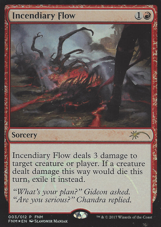 Incendiary Flow (FNM) (Promotional Cards) Near Mint Foil