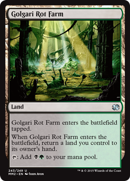Golgari Rot Farm (Modern Masters 2015) Near Mint Foil