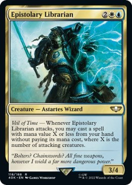 Epistolary Librarian (Surge Foil) (Universes Beyond: Warhammer 40K) Near Mint