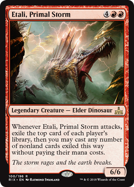 Etali, Primal Storm (Rivals of Ixalan) Near Mint Foil