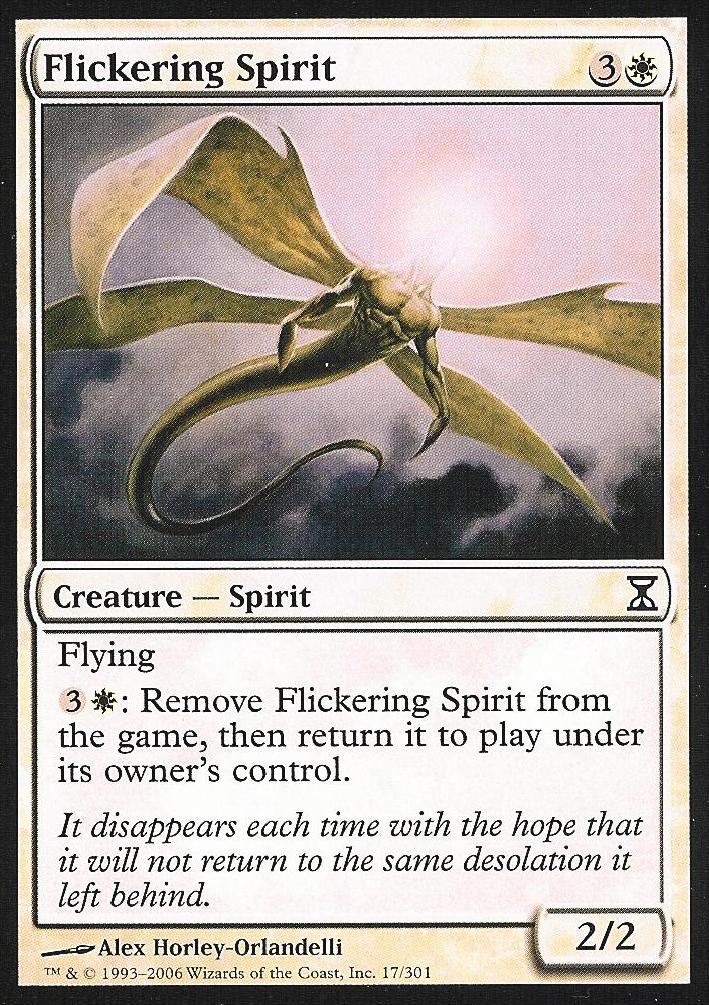 Flickering Spirit (Time Spiral) Near Mint Russian