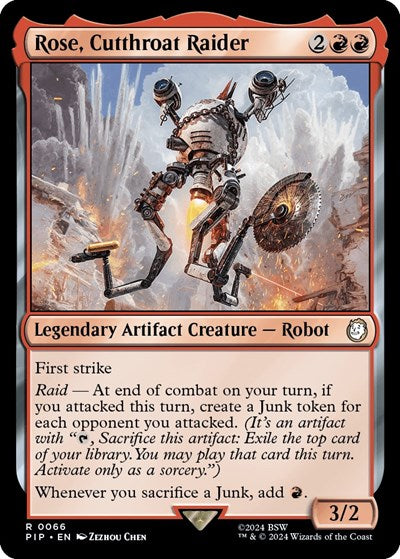 Rose, Cutthroat Raider (Universes Beyond: Fallout) Near Mint