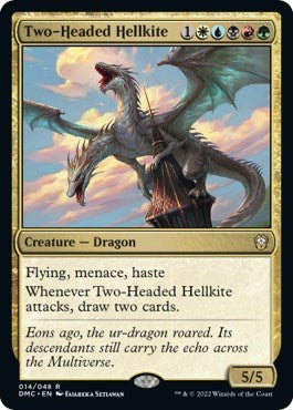 Two-Headed Hellkite (Commander: Dominaria United) Near Mint