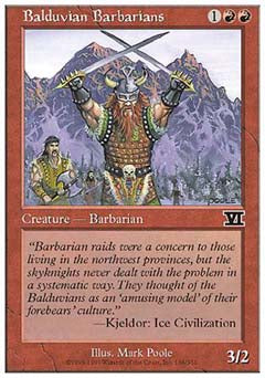 Balduvian Barbarians (Classic 6th Edition) Light Play
