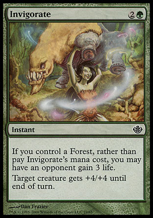 Invigorate (Duel Decks: Garruk vs Liliana) Near Mint
