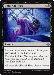 Unburial Rites (Modern Masters 2017) Near Mint