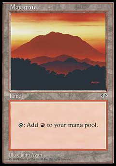 Mountain D (Mirage) Near Mint