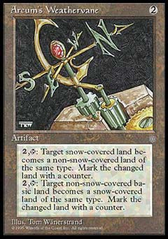 Arcum's Weathervane (Ice Age) Near Mint