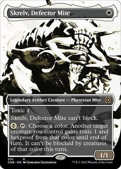 Skrelv, Defector Mite (Showcase) (Phyrexia: All Will Be One) Near Mint Foil