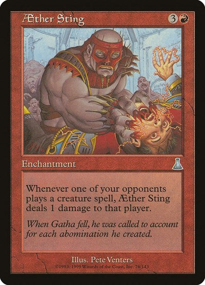 Aether Sting (Urza's Destiny) Near Mint Foil
