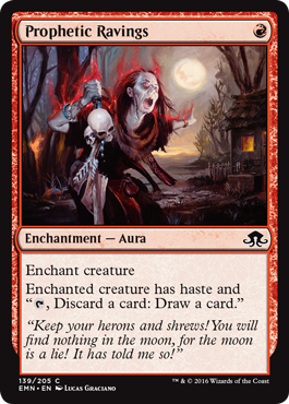 Prophetic Ravings (Eldritch Moon) Near Mint