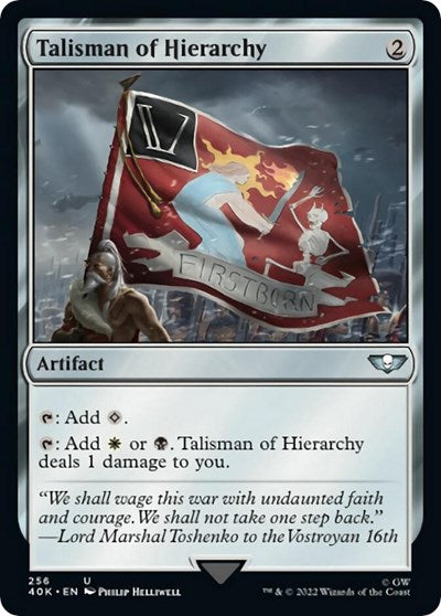 Talisman of Hierarchy (Surge Foil) (Universes Beyond: Warhammer 40K) Near Mint