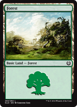 Forest (263) (Kaladesh) Near Mint