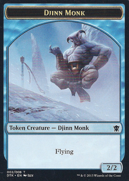 Djinn Monk Token (Dragons of Tarkir) Near Mint