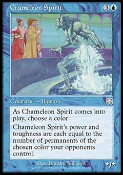 Chameleon Spirit (Mercadian Masques) Near Mint Foil