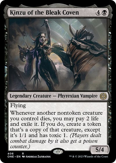 Kinzu of the Bleak Coven (Phyrexia: All Will Be One) Near Mint Foil