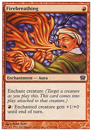Firebreathing (9th Edition) Near Mint Foil Russian