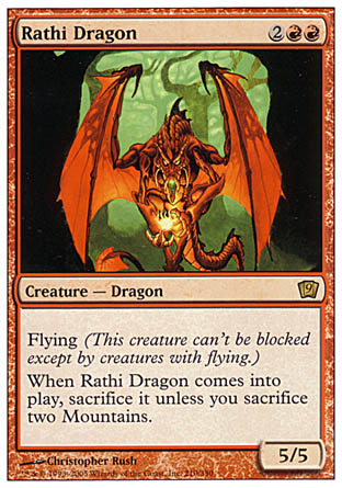 Rathi Dragon (9th Edition) Near Mint