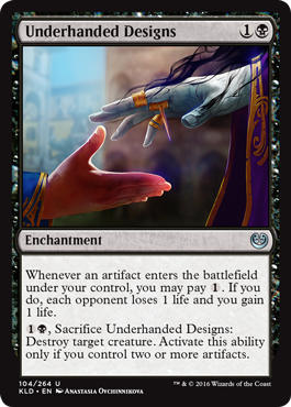 Underhanded Designs (Kaladesh) Near Mint